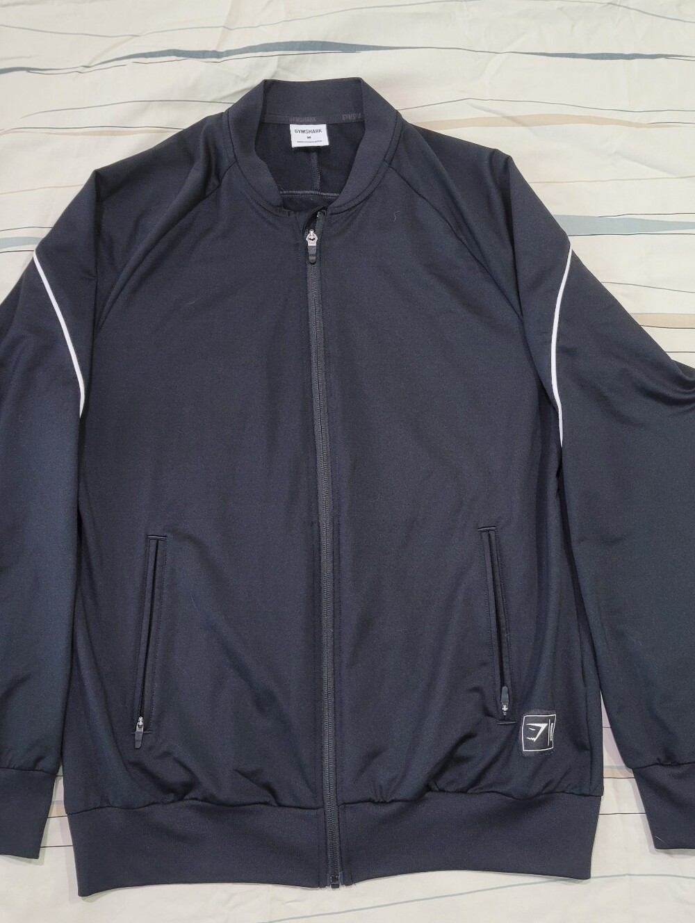 Gymshark Mens Rest Day Zip Sweatshirt Black Size Medium